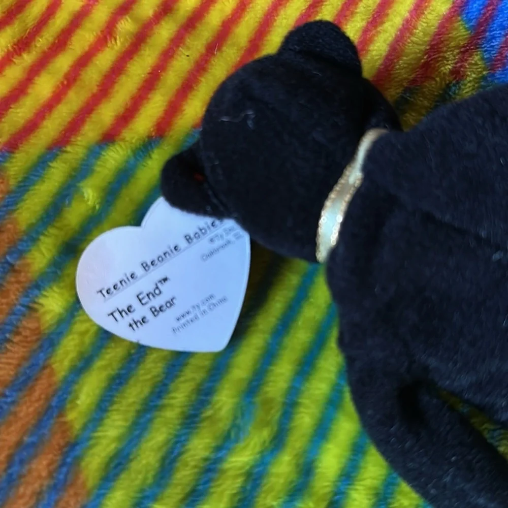 Ty The End the Bear Teenie Beanie Baby